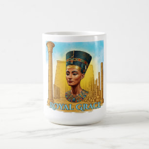 Caneca De Café Graça Real da Rainha Nefertiti – Rainhas Egípcias