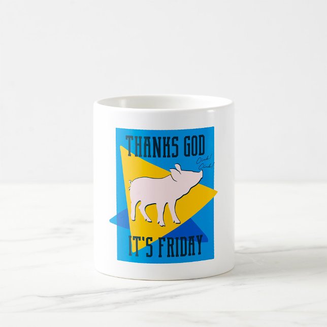 Caneca De Café Graças a Deus É Sexta (Criador carregado)