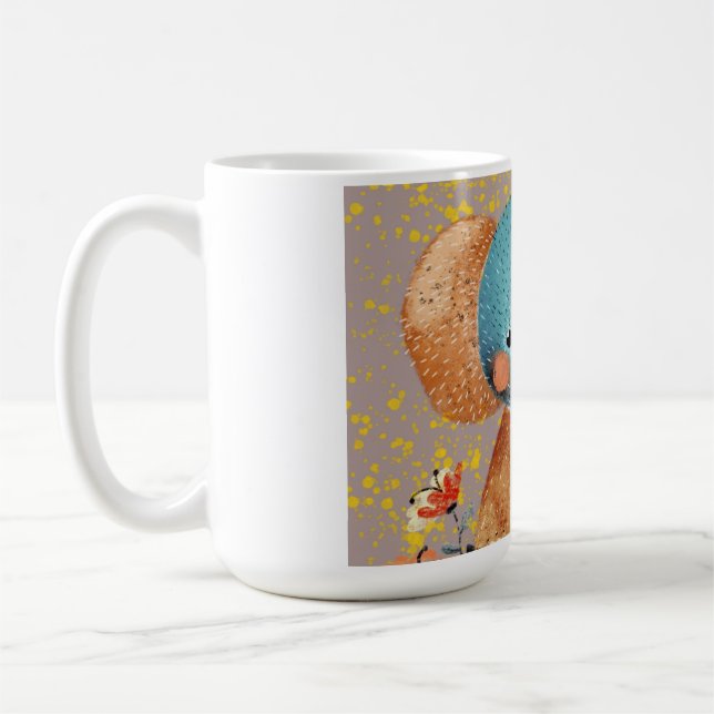 Caneca De Café Graceful Elephant in the Wild (Esquerda)