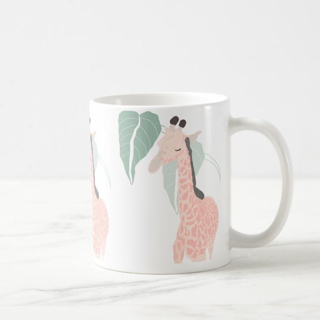 Caneca De Café Gracefulosamente Sua Girafa 2 (Direita)