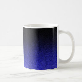 Caneca De Café Gradação da Brilhante Azul e Preta