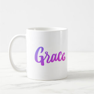 Caneca De Café Gradação Roxo E Rosa