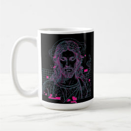Caneca De Café Grade de Anaglifo Christian Christwave Jesus Crist