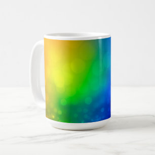 Caneca De Café Gradiente Arco-íris Aurora