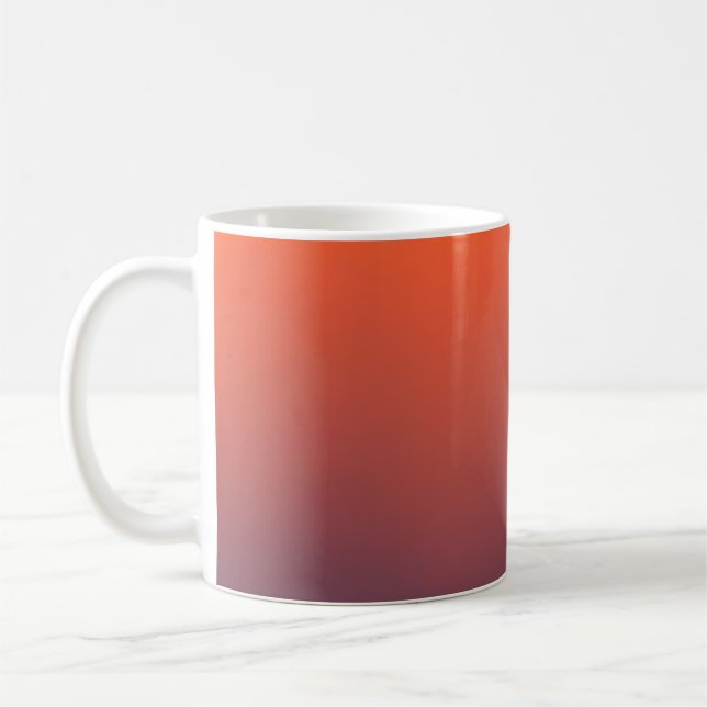 Caneca De Café Gradiente de Brasa da Meia-Noite (Esquerda)