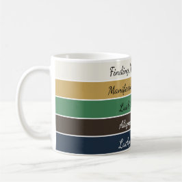 Caneca De Café Gradiente Moderno do Dia de São Patrício