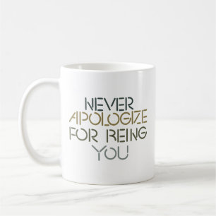 Caneca De Café Gradiente Moderno Simples de Confiança Na moda Neg