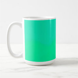 Caneca De Café Gradiente Verde Primavera