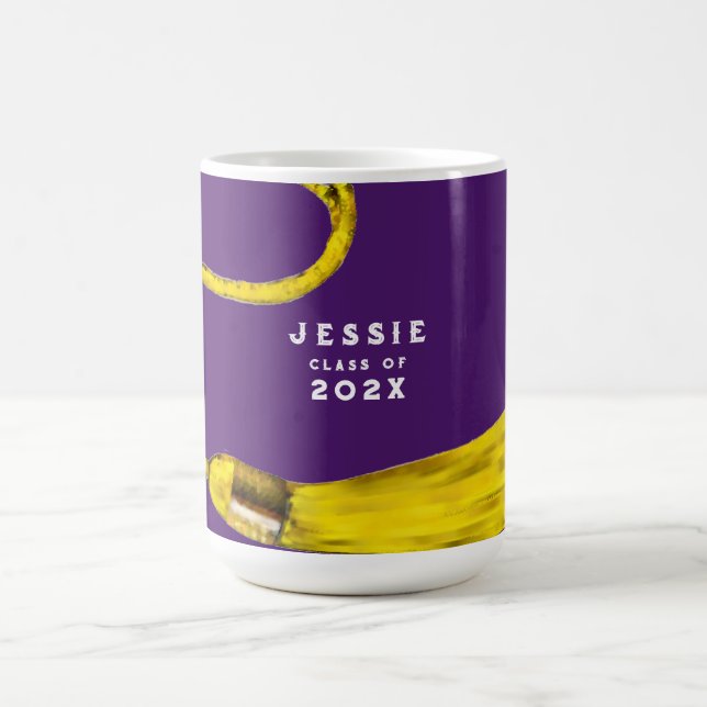 Caneca De Café Graduação 2025 Gift Coffee Mug (Centro)