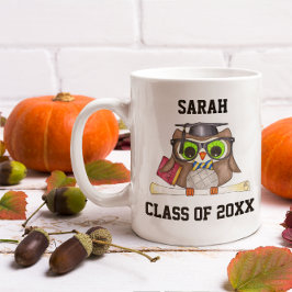 Caneca De Café Graduação - Coruja