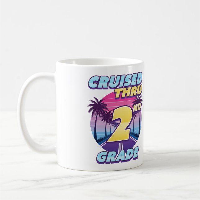 Caneca De Café Graduação Cruzada De segundo (Esquerda)