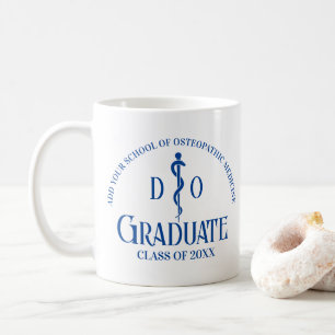 Caneca De Café Graduação da Faculdade de Medicina Osteopática Azu