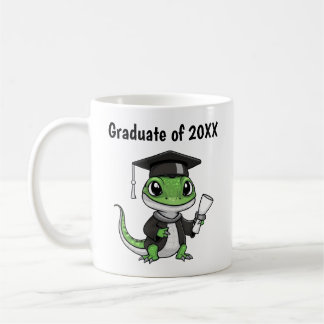 Caneca De Café Graduação da Lizard Gecko Personalizada