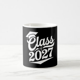 Caneca De Café Graduação da Turma de 2027 Graduado