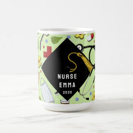 Caneca De Café Graduação de Enfermeiros 2025