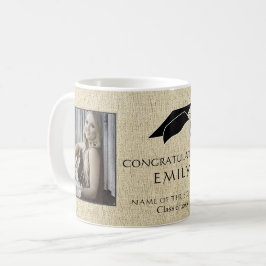 Caneca De Café Graduação de Fotos de Parabéns Russos