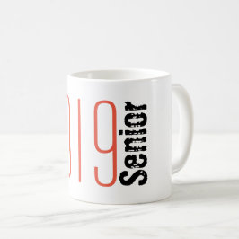 Caneca De Café Graduação de Mais velho Café Mug - Classe de 2019