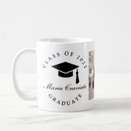 Caneca De Café Graduação de Script Clássico com imagem
