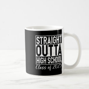 Caneca De Café Graduação Do Segundo grau De Saída Do Hetero Retro