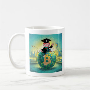 Caneca De Café Graduação em Bitmoney