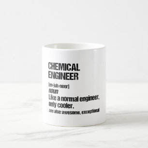 Caneca De Café Graduação em Engenharia Funny de Engenheiros Quími