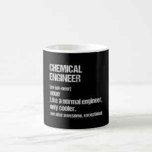 Caneca De Café Graduação em Engenharia Funny de Engenheiros Quími
