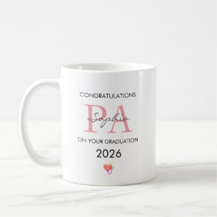 Caneca De Café Graduação PA Nome Personalizado Turma de 2026