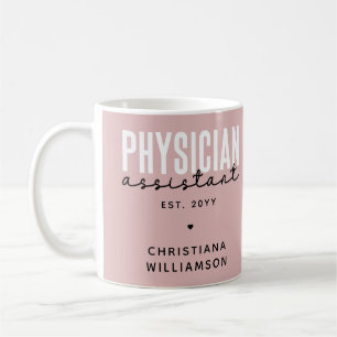 Caneca De Café Graduação PA personalizada do Assistente médico