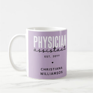 Caneca De Café Graduação PA personalizada do Assistente médico