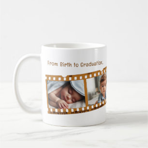 Caneca De Café Graduação Personalizada De 4 Fotografias Velho Da 