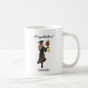 Caneca De Café Graduação personalizada de aquarela (5)