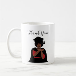 Caneca De Café Graduação Personalizada de Mulher Sorridente