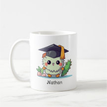 Graduação Personalizada do Cartoon Kawaii Bonito