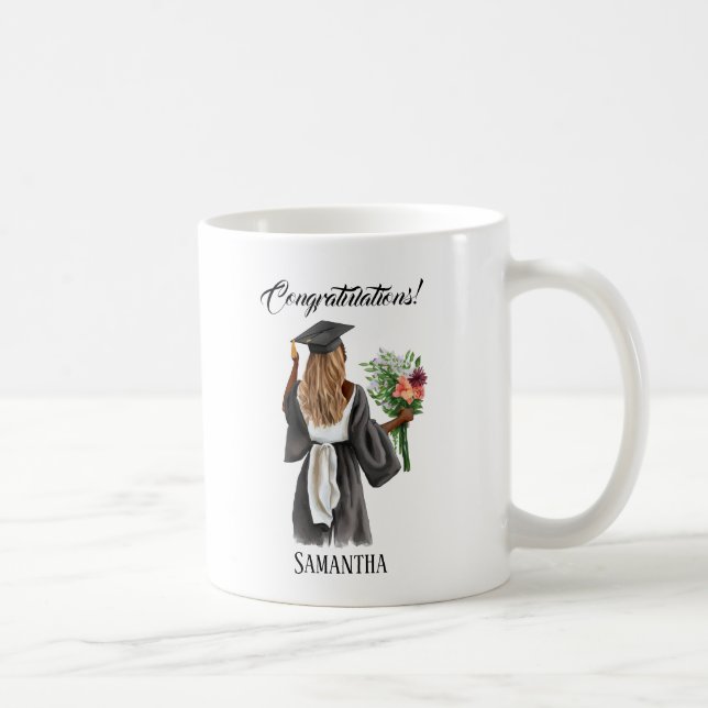 Caneca De Café Graduação Personalizada Por Aquarela (13) (Direita)