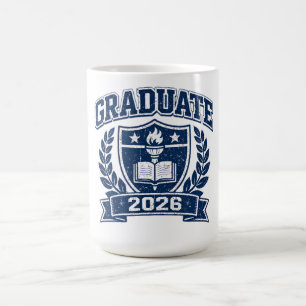 Caneca De Café Graduado 2026 – Marco de Conquista Universitário