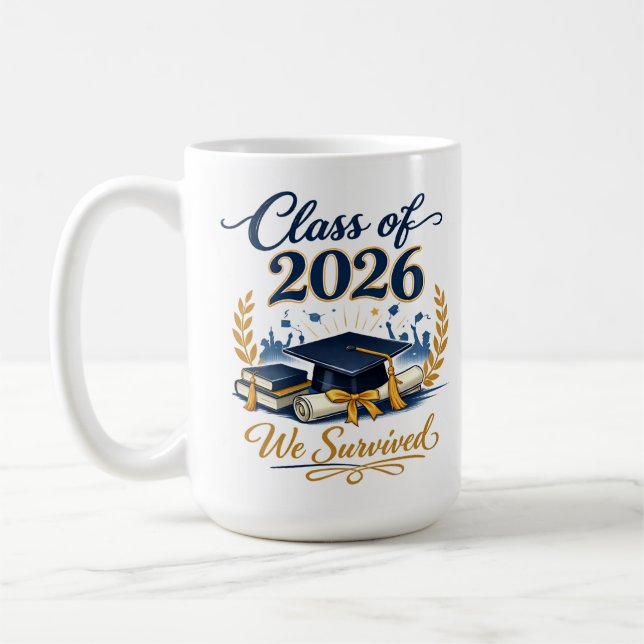 Caneca De Café Graduation 2026 Mug (Esquerda)