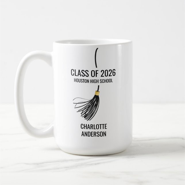 Caneca De Café Graduation Cap Tassel (Esquerda)