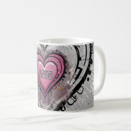 Caneca De Café Graffiti AMOR