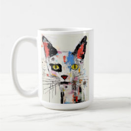 Caneca De Café Graffiti Cat Urban Cool Feline