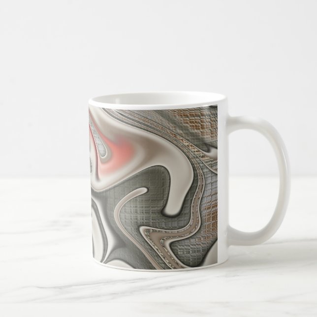 Caneca De Café Graffiti Gnarly Fractal (Direita)