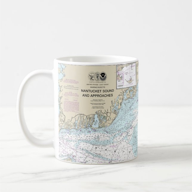 Caneca De Café Gráfico 1323 - Som Nantucket e Aproximações (Esquerda)