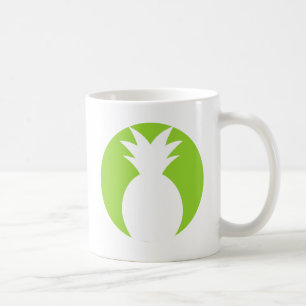Caneca De Café Gráfico bem-vindo do abacaxi