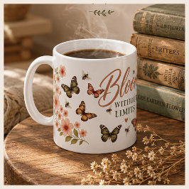 Caneca De Café Gráfico Boho Bloom Sem Limites