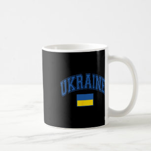 Caneca De Café Gráfico da Bandeira Ucraniana da Ucrânia
