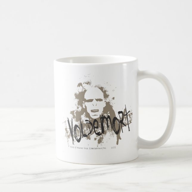 Caneca De Café Gráfico de Artes Escuras de Voldemort (Direita)