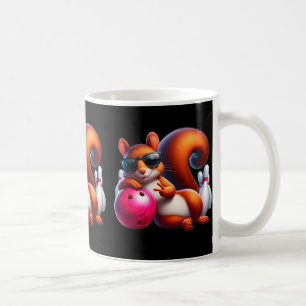 Caneca De Café Gráfico De Boliches Engraçadas Para Boliches De Es