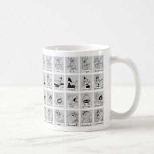 Caneca De Café Gráfico de Emoção de Caracteres LOONEY TUNES™