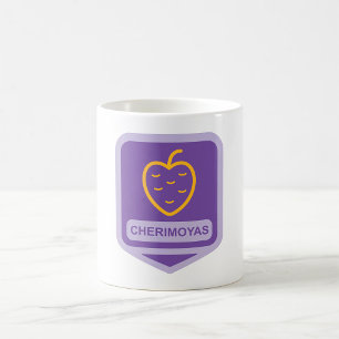 Caneca De Café Gráfico de Fruta de Cherimoya exclusivo personaliz