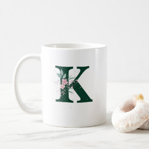 Caneca De Café Gráfico de Ilustração Verde