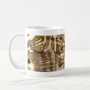 Caneca De Café Gráfico de Nassau Grouper